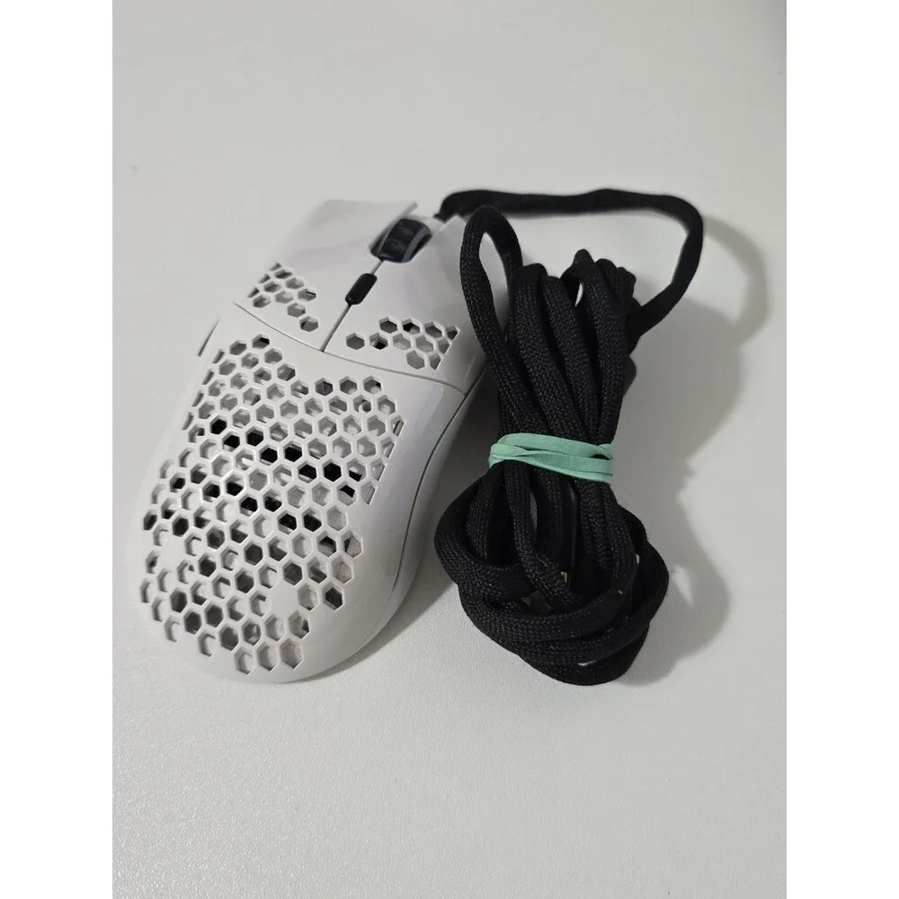 Glorious Model O Wired PC Gaming Mouse - White (GO-WHITE)